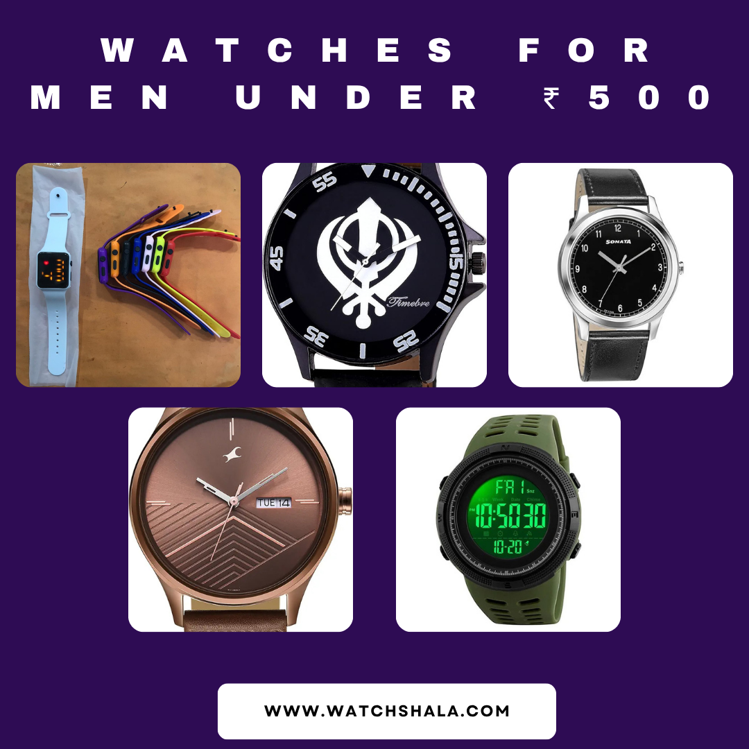 Watches for Men Under ₹500 (June 2025 Edition)