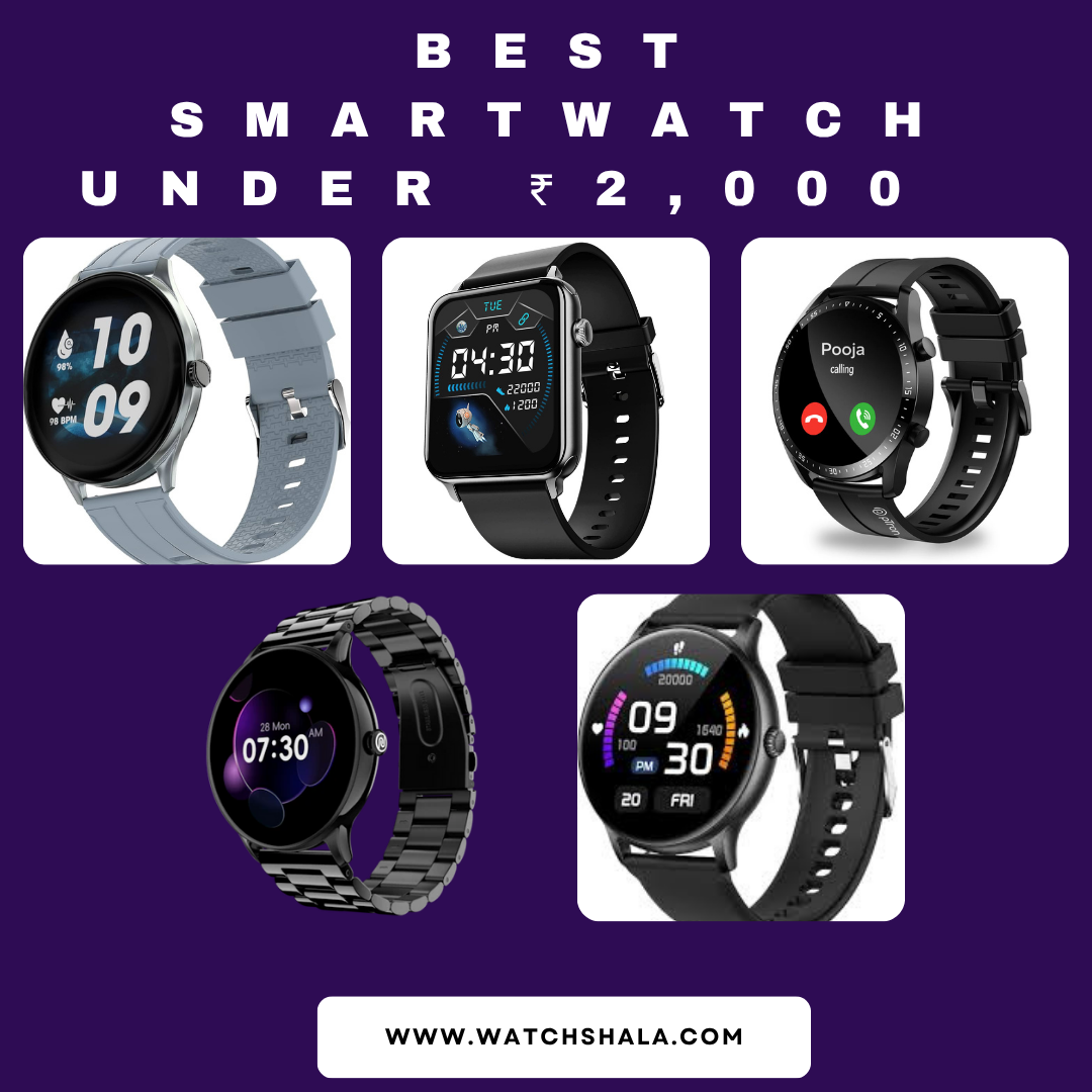 Best Smartwatch Under ₹2,000 (June 2025 Edition)