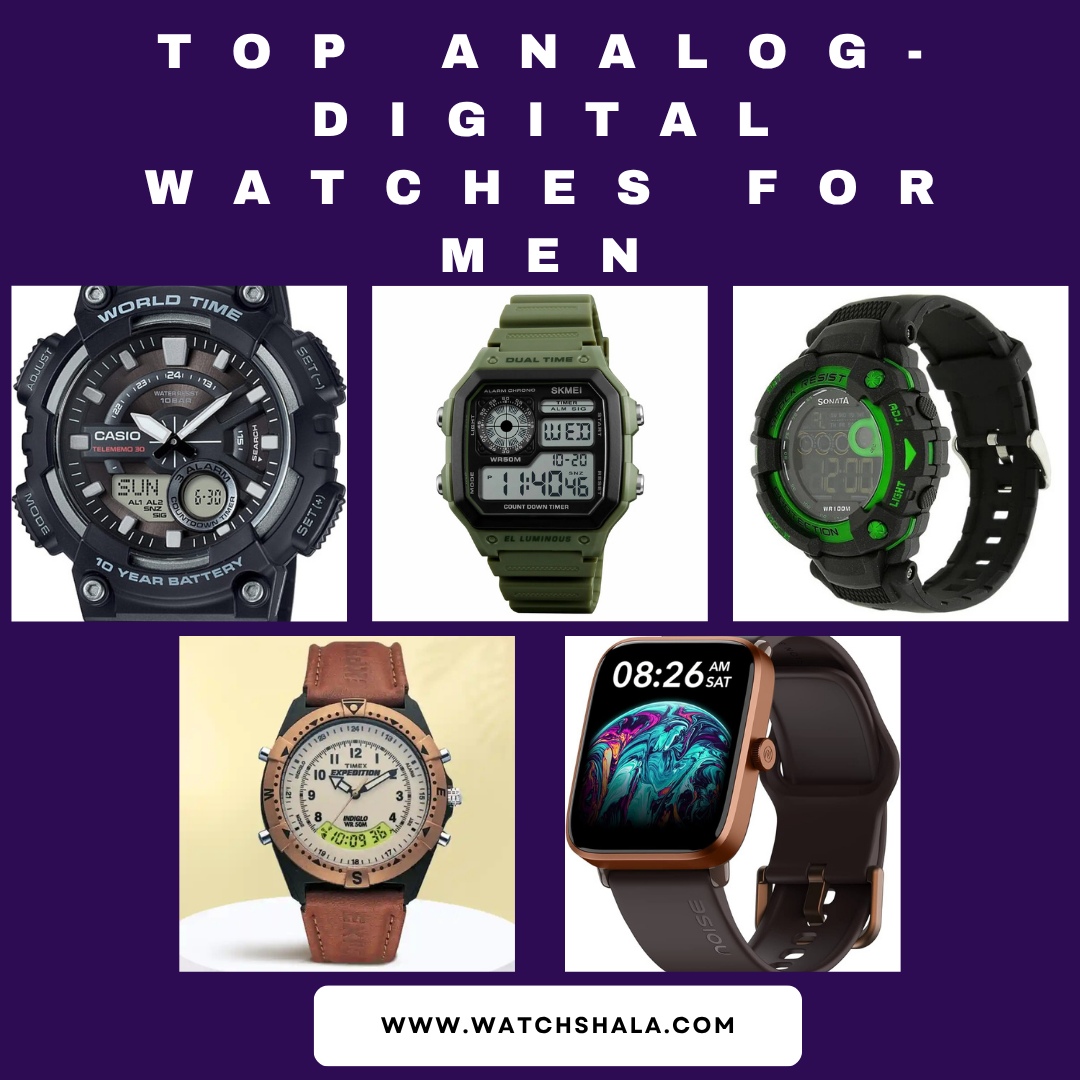 Top Analog-Digital Watches for Men (June 2025 Edition)